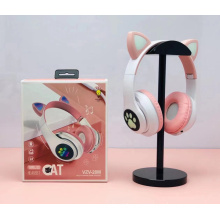 VZV28M Popular Wireless Bt Headband Game Headphone For Girl Gift Colorful Bt 5.0 Headset Beauty Headphone